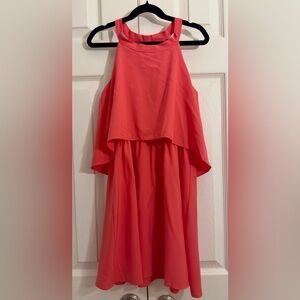 Elegant Sally Miller Sleeveless Coral Dress